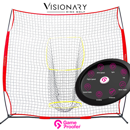 Bundle 2: GameProofer Tag + 10x10 Visionary Disc Golf Net