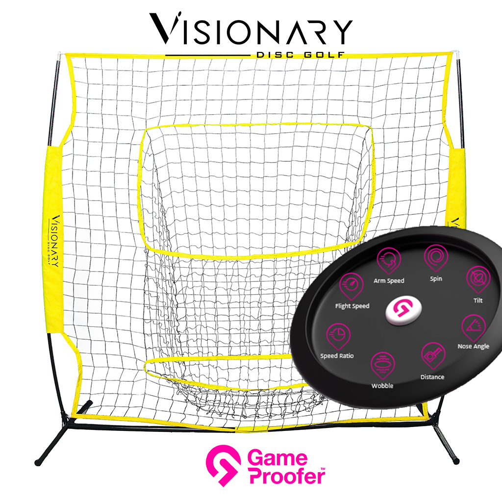 Bundle 1: GameProofer Tag + 7x7 Visionary Disc Golf Net