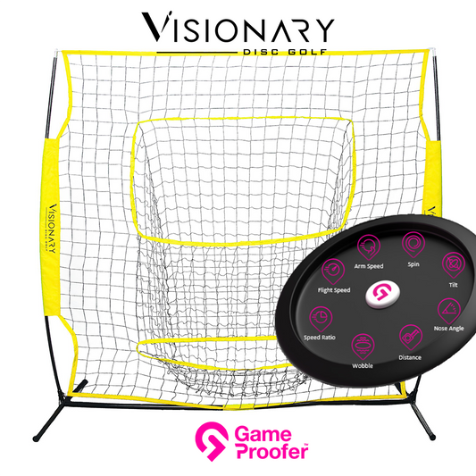 Bundle 1: GameProofer Tag + 7x7 Visionary Disc Golf Net